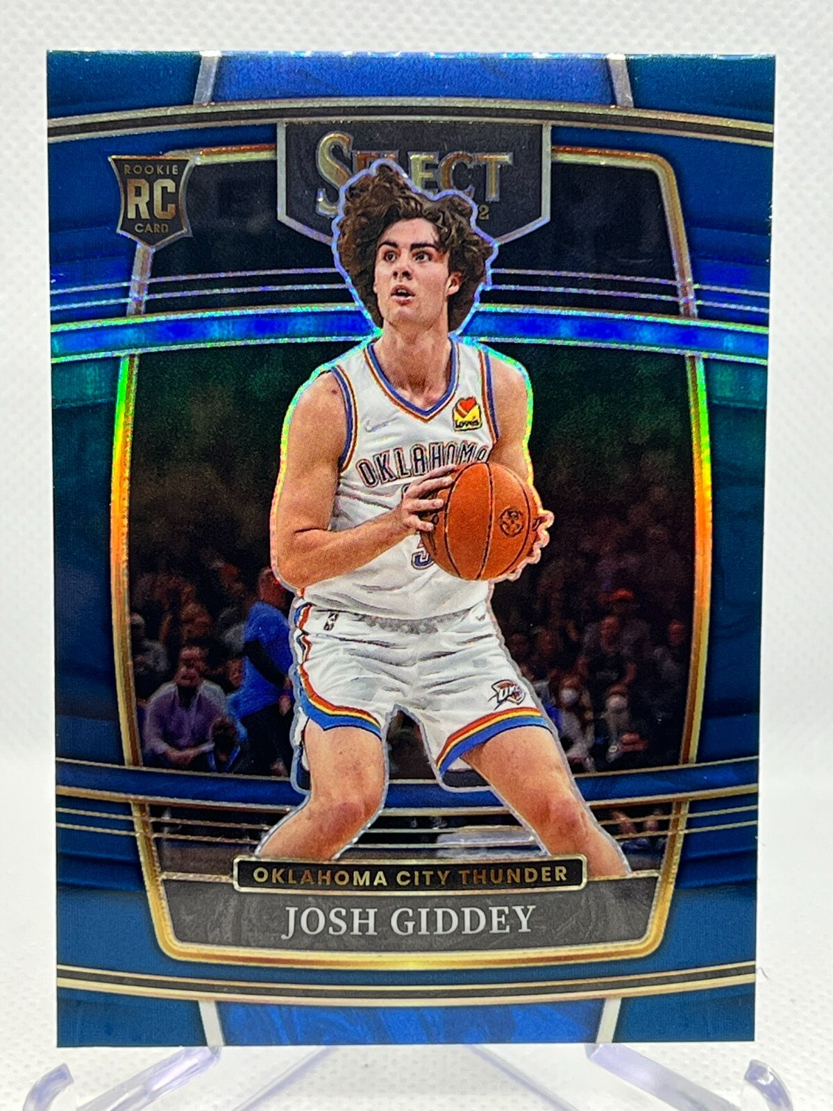 JOSH GIDDEY RC 2021-22 Panini Select Basketball #58 Concourse BLUE PRIZM