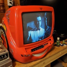 For Parts Disney Pixar Lightning McQueen 13" Color TV DVD Combo DTD1363-CAR 2006