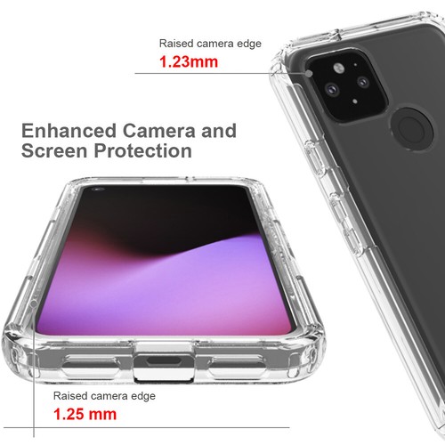 For Google Pixel 5 Full-Body Protective Case With Built-in Screen Protector - Picture 4 of 13