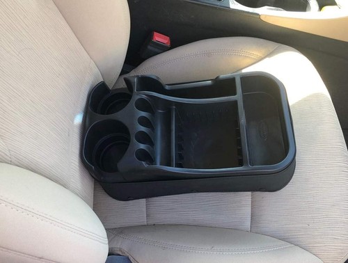 Universal Floor Console Car Cup Holder Storage Organizer Clutter Catcher Black - Picture 6 of 11