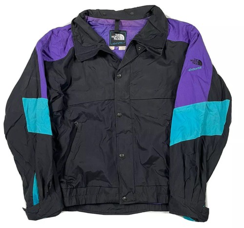 Purple Black Mens Puffer Jacket USA 