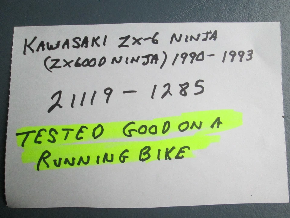 Kawasaki 1990-1993 Ninja ZX-6 (ZX600-D), encendedor CDI ECU 21119-1285 Foto 3 de 4