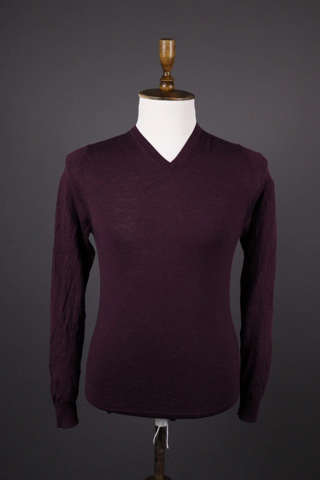 Lindbergh Black Label Burdungly Men's Wool V-Neck Sweater S