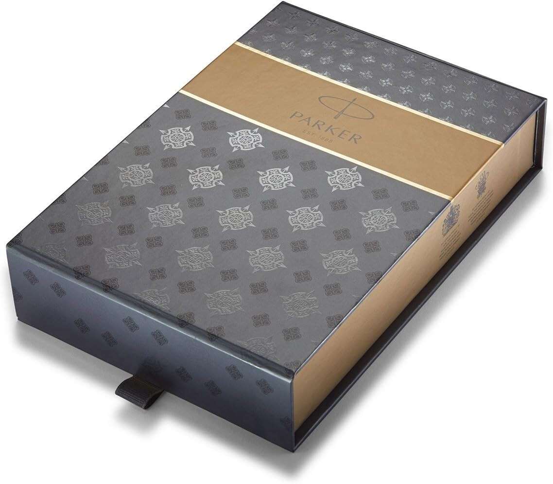 Parker Ingenuity Black Rubber Large 5th Technology Pen & Pouch  In Box 2010770