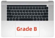 A1707 MacBook Pro 15" 2016 2017 Top Case Keyboard Trackpad Battery Silver B