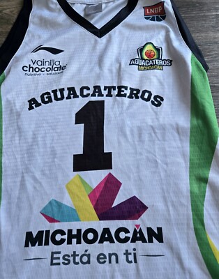 Li Ning Aguacateros De Michoacan LNBP Tyrone White Basketball