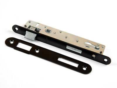 Einsteckschloss 90 / 22 mm mit Gegenplatte für Profilzylinder