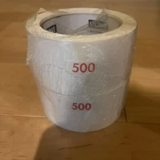 Uline S-1176W 2” 2-inch Blank Inventory Round Circle Label Roll 1000 White