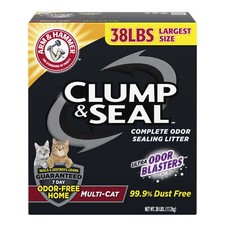Clumping Sealed Cat Litter Deodorizing Sealed Clay Clumping Cat Litter, 38 lbs