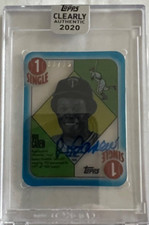 2020 TOPPS CLEARLY AUTHENTIC ROD CAREW TWINS ON CARD AUTO BLUE ENCASED #ED 6/25