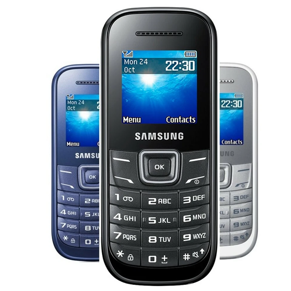 Brand New Basic 2G Samsung GT-E1200 Mobile Phone Vodaphone SIM Locked UK STOCK