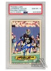 Lawrence Taylor 1983 Topps Stickers Autograph Card #28 PSA/DNA 10
