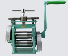 Manual Combination Jewelry Rolling Mill With Roll Size 123mm Jewelry Tool