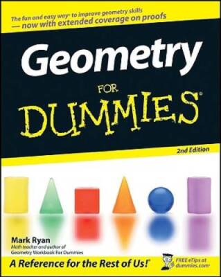 Geometry For Dummies - Paperback By Ryan, Mark - VERY GOOD