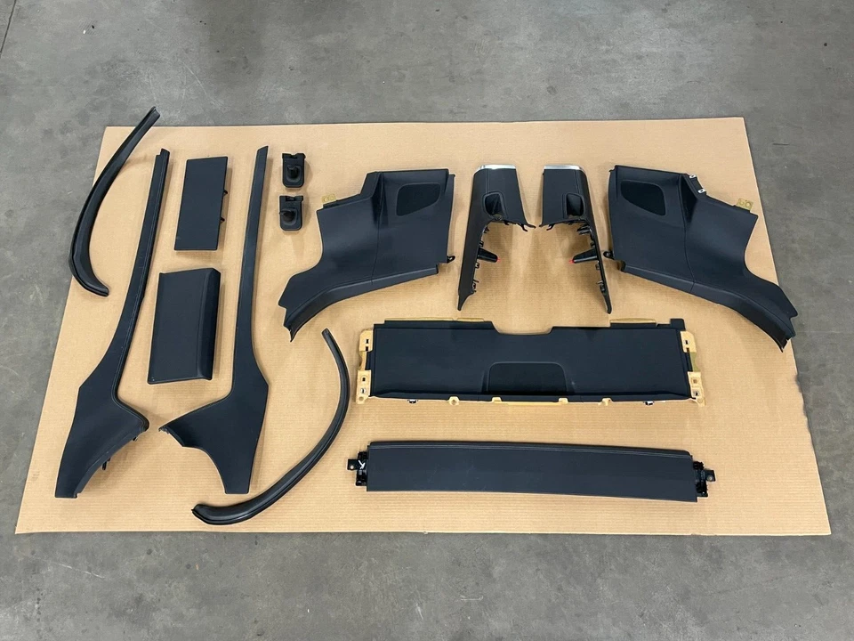 13-16 MERCEDES SL400 SL550 R231 CONJUNTO DE MOLDURA ACABAMENTO INTERIOR X10 1317 FABRICANTE DE EQUIPAMENTO ORIGINAL - Imagem 3 de 4