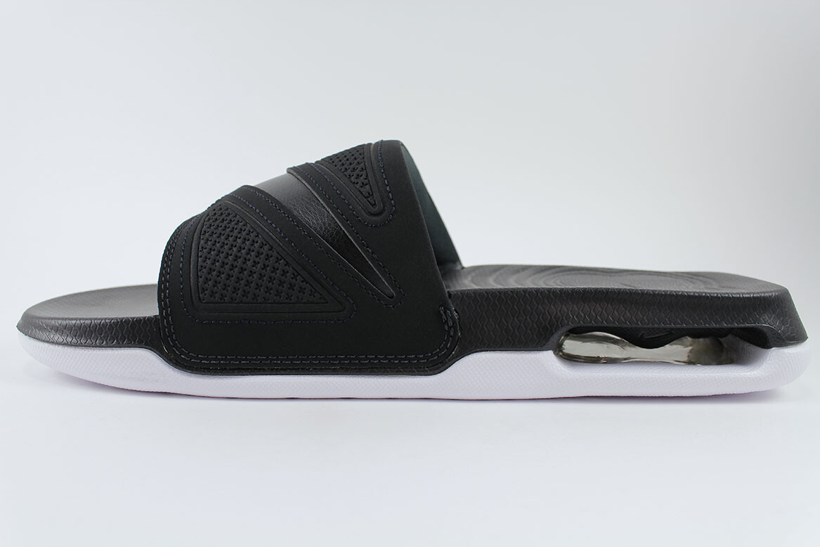 Nike Air Max Cirro Slides Men's Size 8 Black Metallic Silver