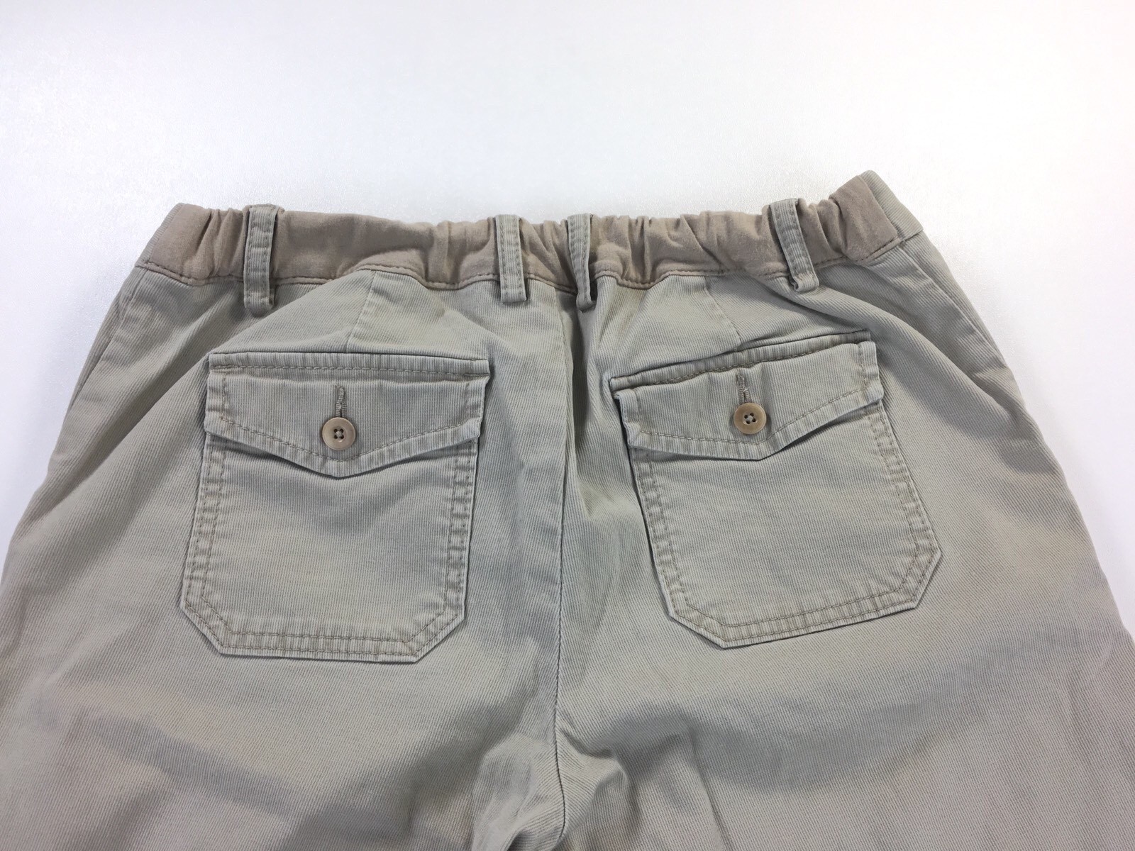 Womens Gap Maternity Corduroy Pants Tan Adjustable Wa… Gem