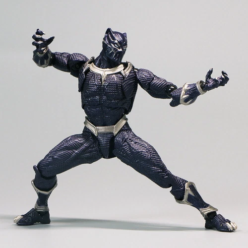 Amazing Yamaguchi Revoltech Black Panther Actionfigur Neu in Box 6 Zoll China Ver - Bild 8 von 15