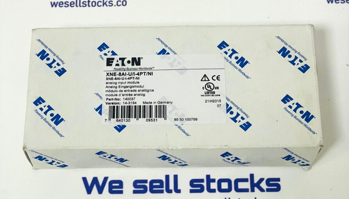 EATON XNE-8AI-U/I-4PT/NI Analog Input Module 140037