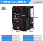 Txmodyn 380V 1.5KW 1HP VFD Inverter 3-Phase CNC Spindle Pump Motor Control — photo 2
