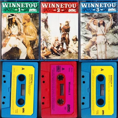 3 x MC Winnetou - Folgen 1, 2 + 3 - Karl May - pmc - Bild 1 von 2
