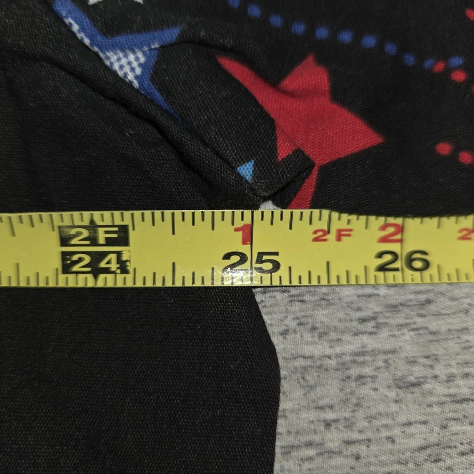 Blusa Médica UA Patriótica Para Mujer Talla Grande Negra 4th Of July Stars Foto 3 de 4