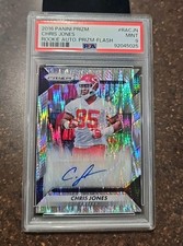 2016 Prizm Chris Jones Rookie Auto Flash Parallel🔥Ultra Rare/14🔥 RC SSP PSA 9