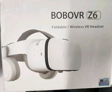BOBOVR Z6 Foldable Wireless VR Headset with Built-in Headphones – White