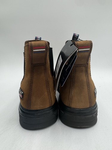 Stivali da lavoro Ariat TURBO CHELSEA H20 CARBON TOE uomo NUOVI marroni taglia US 9,5 2E larghi - Foto 7 di 11