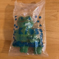 1998 Avon Birthstone Full O Beans Plush Tad The Frog March New Sealed Bag