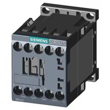 Siemens 3Rh21311bb40 Iec Control Relay, 3No/1Nc, 24Vdc, 10A
