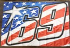NEW Nicky Hayden #69 Moto GP Flag Banner