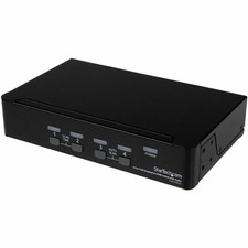 StarTech 4 Port USB DisplayPort KVM Switch with Audio