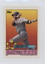 1989 Super Star Sticker Back Cards Carlton Fisk Ron Darling Marty Barrett 0au4