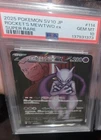 PSA 10 Team Rocket's Mewtwo ex SR 114/098 Glory of Team Rocket Pokemon Japanese