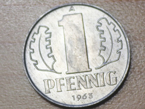 1963 Germany - Democratic Republic 1 Pfennig Unc.