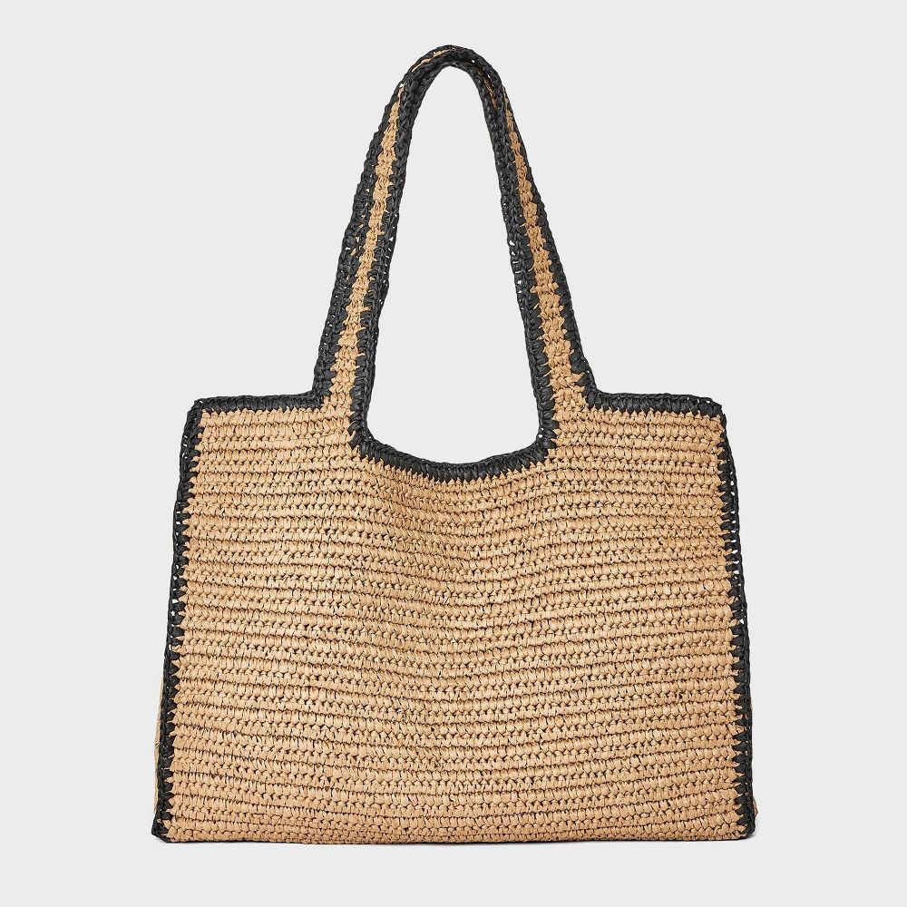 Straw XL Tote Bag - A New Day Natural 4090₽