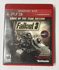 Fallout 3: Game of the Year Edition (Sony PlayStation 3, 2008) Greatest Hits