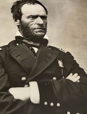 General Sherman Mourning Lincoln Brady Studio RC National Archives 8x10 Photo