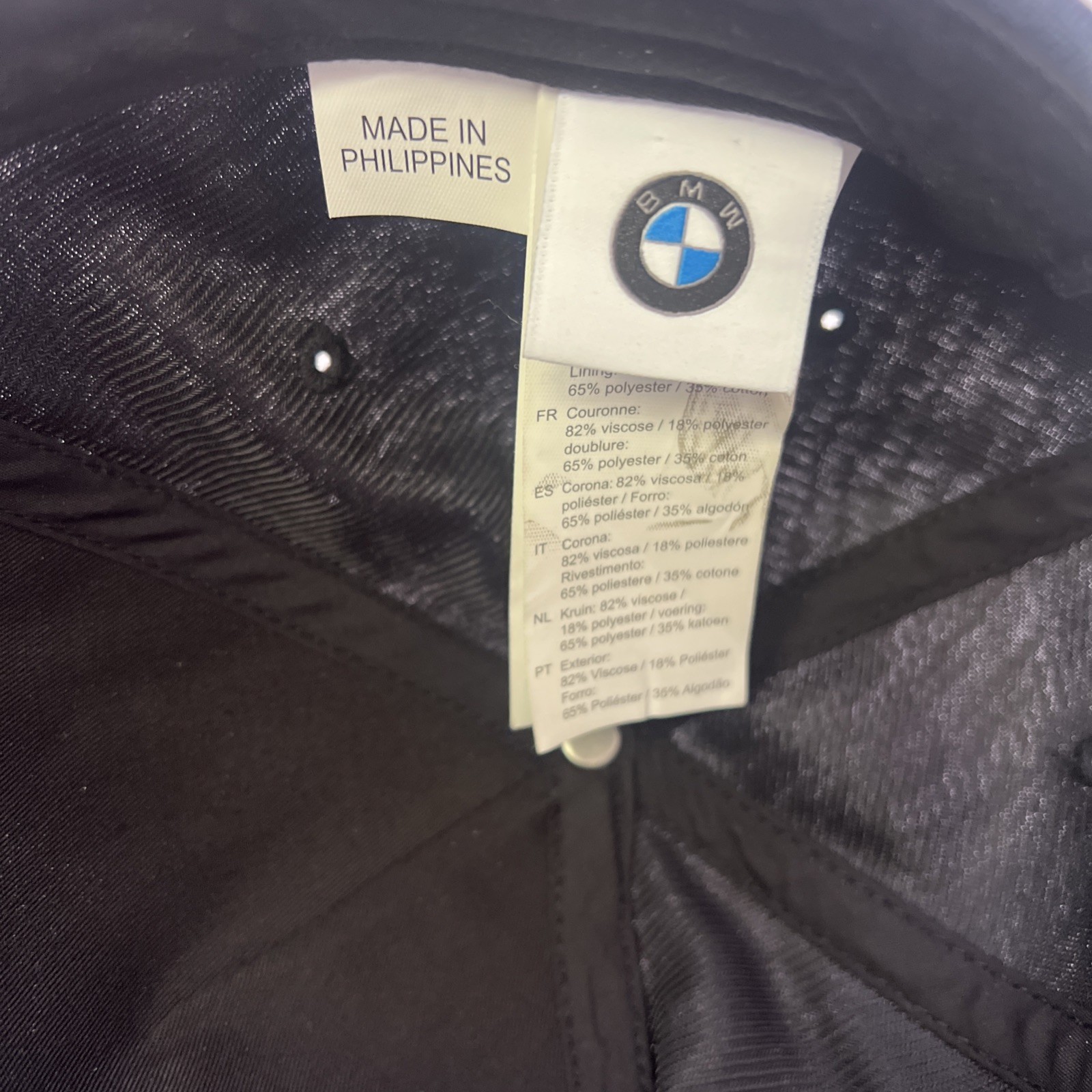 BMW Cap Hat Wordmark  Blue OSFA - image 7