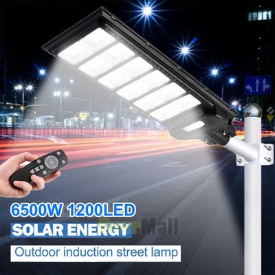 99000000LM LED Solar Wall Light Outdoor Road Street Lamp Commercial Dusk To Dawn