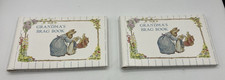 Lot of 2 Vintage Grandma's Brag Book Beatrix Potter Holds 20 Photos Each New
