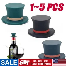 Magic Cap Decorative Wine and Beverage Bottle Stoppers Silicone