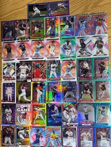 MLB Rookie. Einsatz. Serial #'d & Auto Lot of 44 Cards