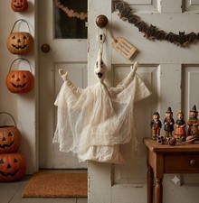 Halloween Gather Traditions Gareth Ghost Joe Spencer Folk art 20"