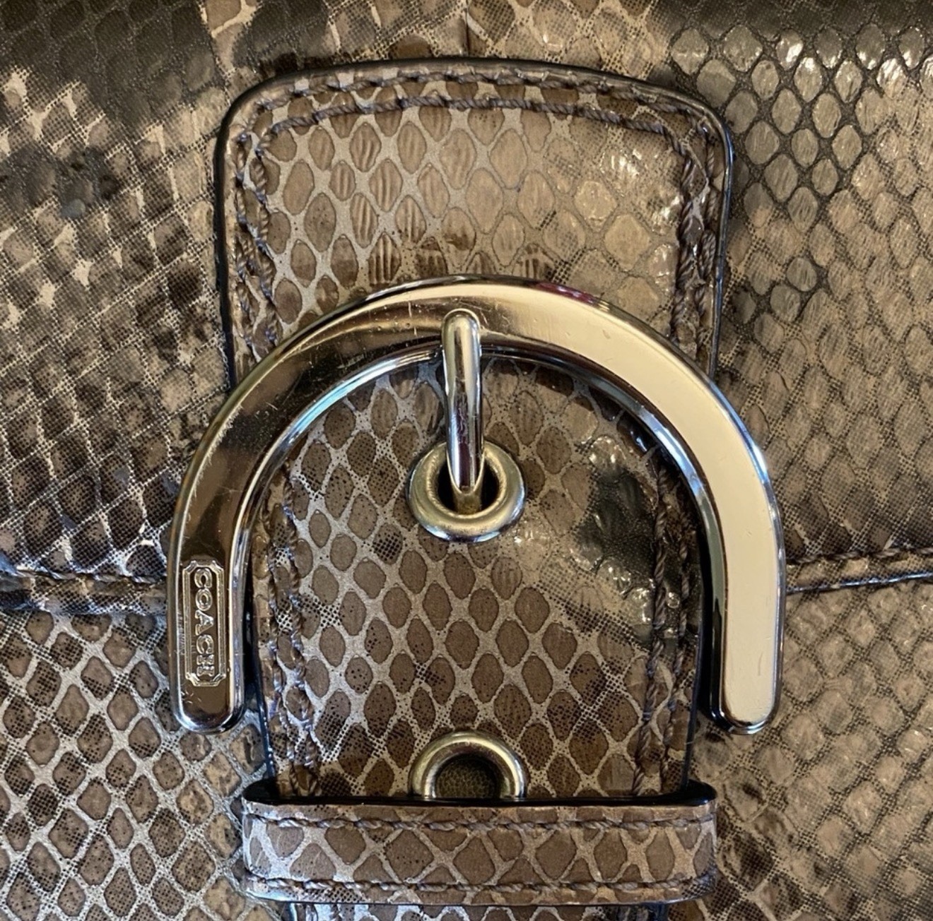 Coach Soho Continental Wallet. Python Snakeskin e… - image 5