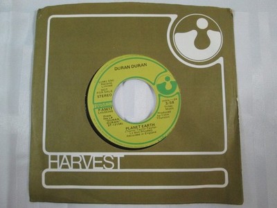 Duran Duran - Planet Earth 7'' Record 1981 Harvest P-A5017 New Wave /Synth PROMO