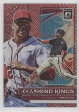 2022 Panini Donruss Optic Diamond Kings Red Dragon Prizm 34/99 Juan Soto 04br