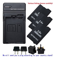3.6V Rechargeable Battery or charger for PSP 2000/2001/3000/3001/3003 PSP 2006