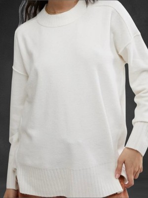 FREE PEOPLE Phoebe Pullover Pulli -Oversized- Longline -XS- Neu mit Etikett- UVP 158£